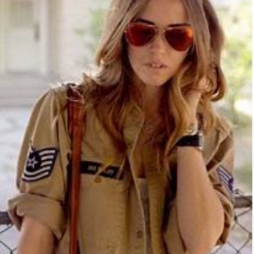 Ray Ban Gold Aviator Sunglasses
